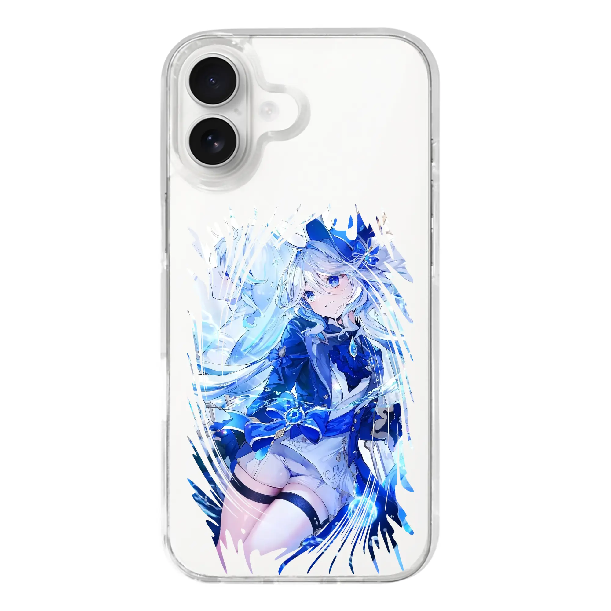 原 神 グッズ フリーナ - iPhone 17シリーズ 透明スマホケース – 薄型・耐衝撃・精密フィット保護カバー